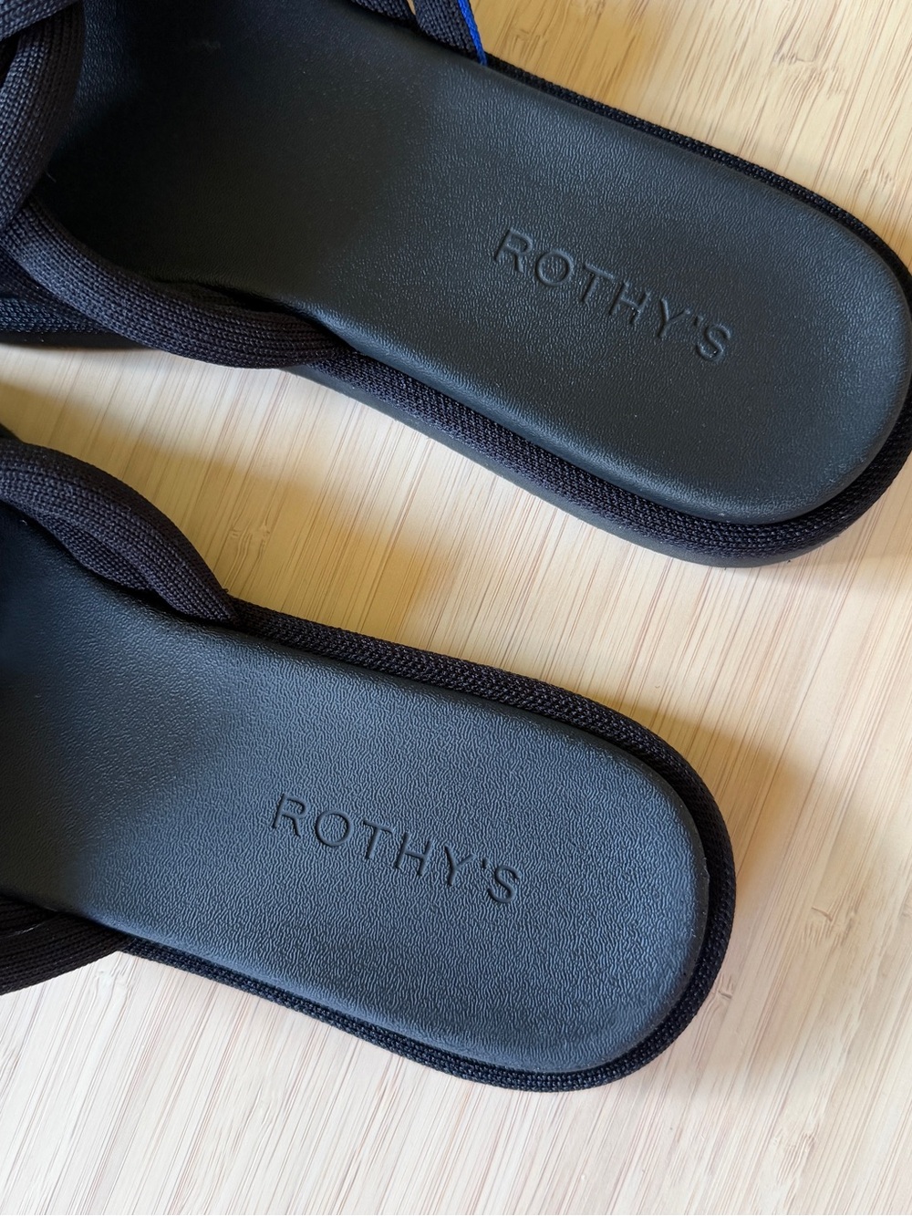 Rothy's Black Braided Knot Slide Sandals - Women - Picture 5 of 8